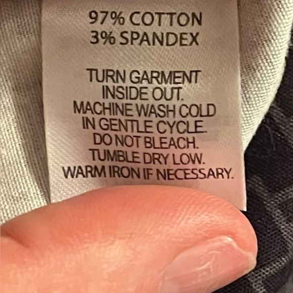 Crosby Del Ray Printed Ankle Pants Black Gray Geometric Size 10 - Picture 7 of 7